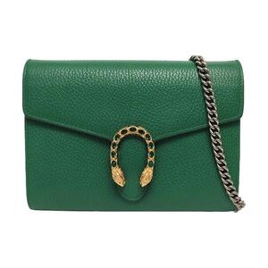 Gucci Dionysus Green Mini Leather Shoulder Bag